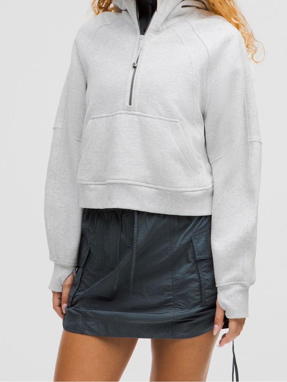 Lululemon Scuba Half-Zip Hoodie Gray